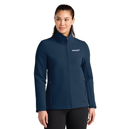 Women’s Navy OGIO® Kinetic Soft Shell Jacket