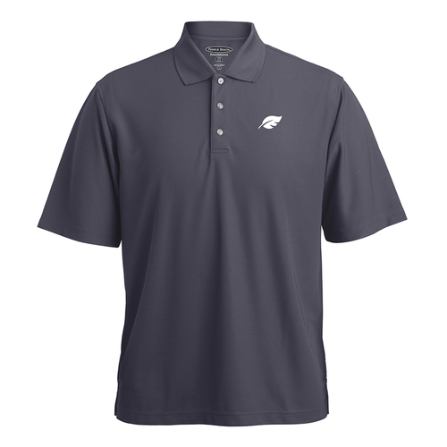 Men’s Charcoal Pebble Beach® Solid Pique Polo