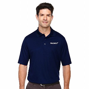 Men's Navy Performance Pique Polo