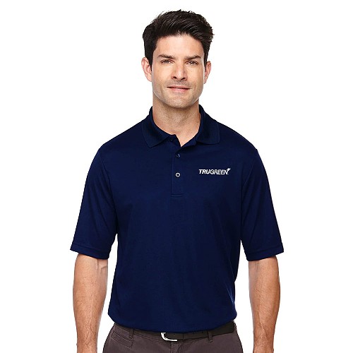 Men's Navy Performance Pique Polo