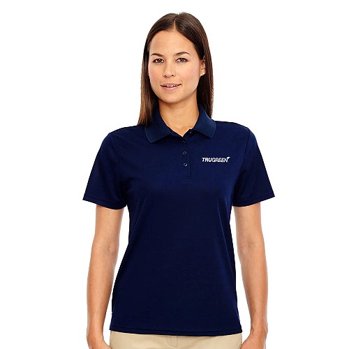 Women's Navy Performance Pique Polo