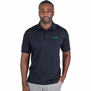 Men's Navy Polyester Polo