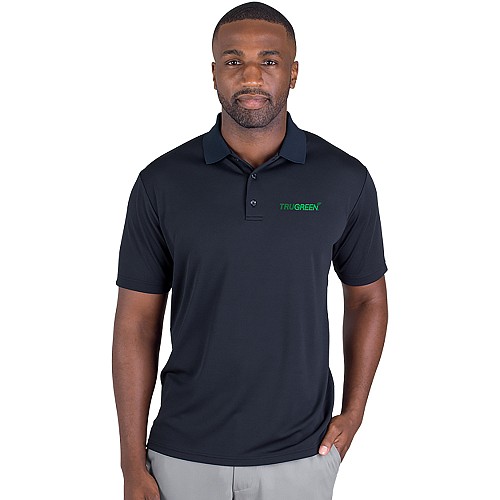 Men's Navy Polyester Polo