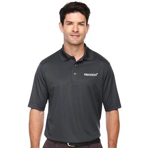 Men's Carbon Gray Performance Pique Polo
