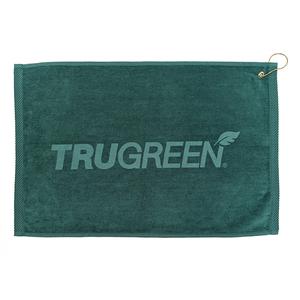 Dark Green Turkish Midweight Golf Towel