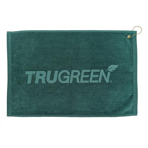 Dark Green Turkish Midweight Golf Towel