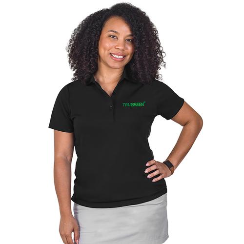 Women’s Black Performance Polo