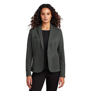 Women’s Grey Heather Relaxed Knit Blazer
