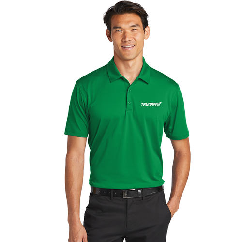 Men's Spring Green Performance Polo