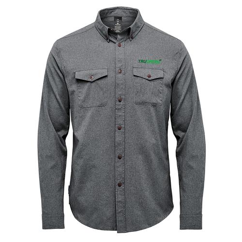 Men’s Dark Gray Heather Stormtech® Quick Dry Long Sleeve Shirt