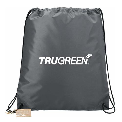 Gray RPET Drawstring Bag