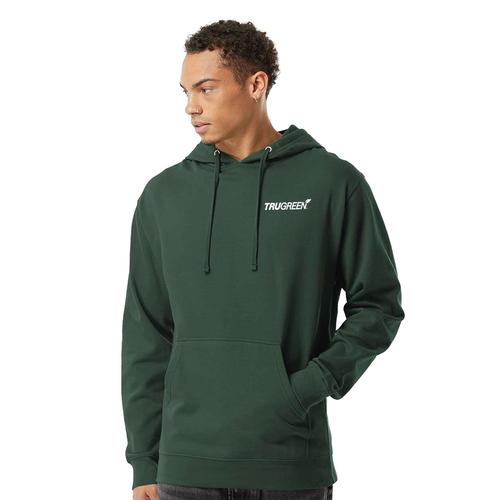 Unisex Dark Green Midweight Hoodie