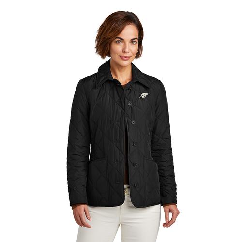 Women's Black Brooks Brothers® Quilted Jacket
